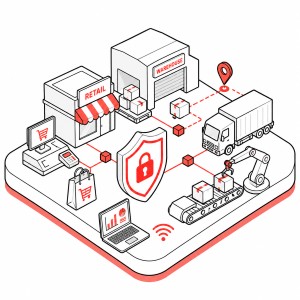 Retail Logistics Manufacturing icon